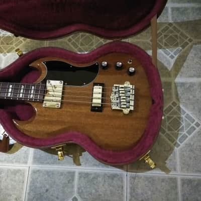 Gibson SG Standard Bass 2018 Walnut with Case image 2
