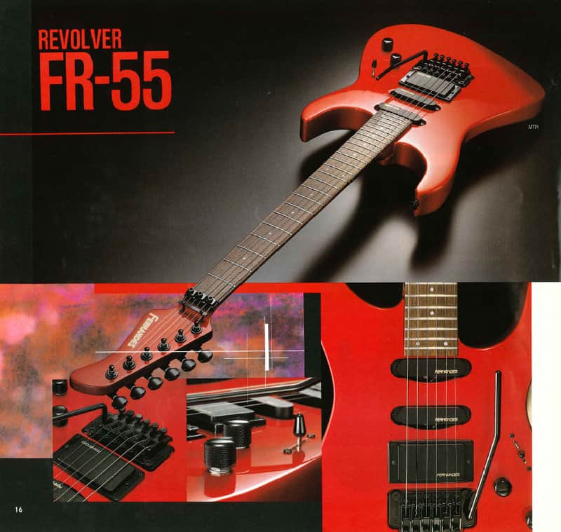 FERNANDES リボルバー FR-55　赤　オーバーホール済 FERNANDES リボルバー FR-55 赤 オーバーホール済