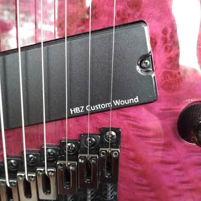 Harley Benton FanFret-7 TPB DLX guitar image 9