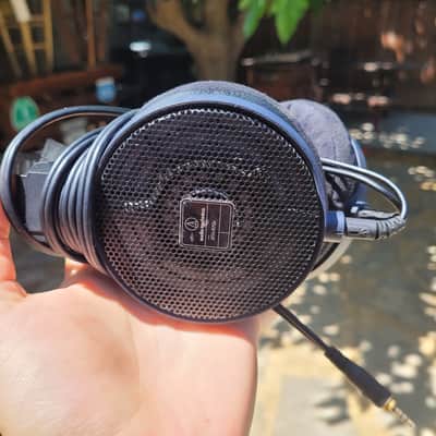Audio-Technica ATH-R70X Open-Back On-Ear Reference Monitor Headphones 2010s - Black image 5