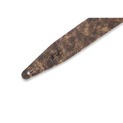 Levy's Mg317 Bog Brn Tracolla In Pelle Distressed Brown 2 1/2 image 2
