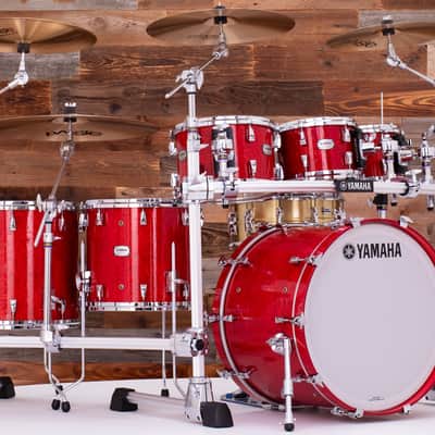 YAMAHA PHOENIX PHX 6 PIECE DRUM KIT, TEXTURED RED GARNET image 2