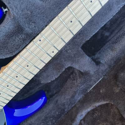 Ernie Ball Music Man SWX Silhouette HSH Trem Pacific Blue Sparkle image 5