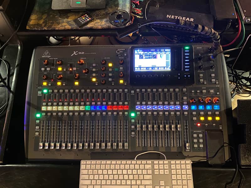 Behringer X32 Digital Mixing Console and Midas DL32 Pre Amps image 1