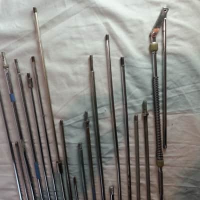 *Hi-Hats Stands Clutch Pull-Rods Hardware Parts Lot Vintage 60s Slingerland+More image 3