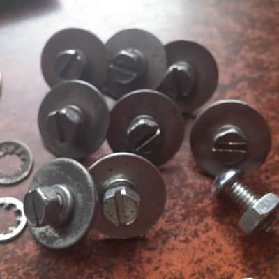 Rogers VINTAGE DRUM PARTS LOT Star Mount Washers BOLTS / LUG MOUNTING SCREWS image 6