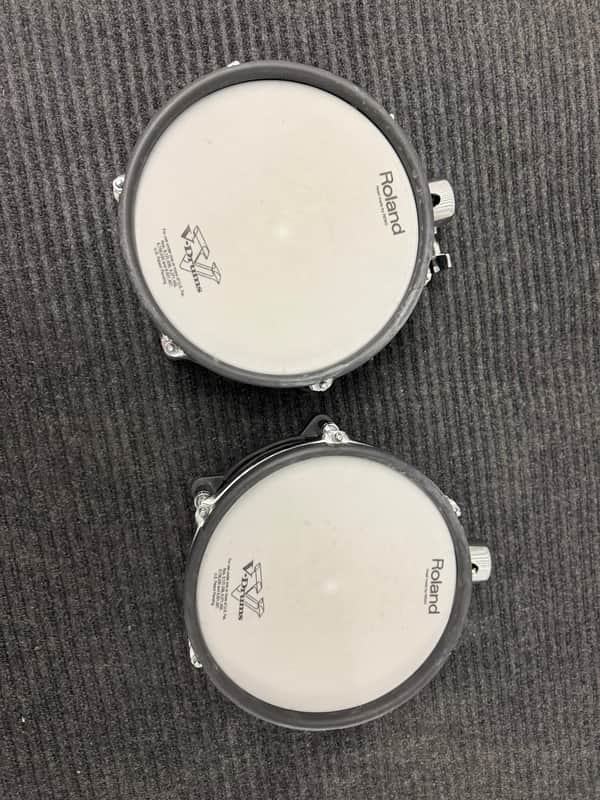 Roland PD-108-BC V-Pad 10" Dual Trigger Mesh Drum Pad 2010s - Black Chrome image 1