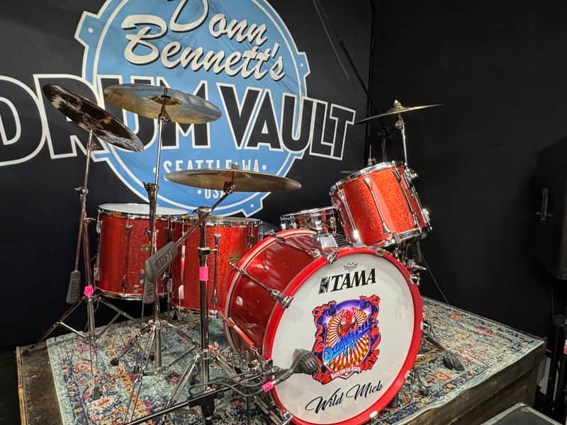 "Wild" Mick Brown's Dokken, Custom 1980s Tama Artstar II 4-Piece Set. 26", 18", 16", 14". image 1