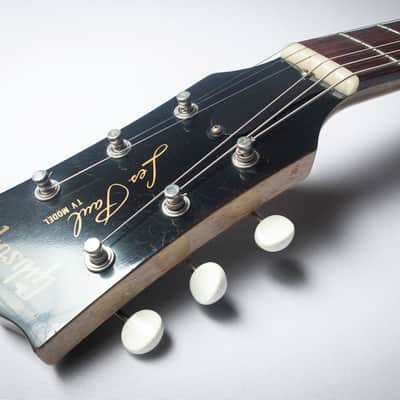 Gibson Custom Shop Les Paul Junior Double Cut (DC) 2007 - T.V. Yellow / Split-Pea Soup image 8
