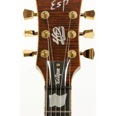 ESP ECLIPSE 40TH TE 2015 Tiger Eye Electric Guitar #27/40 image 6
