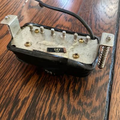 VINTAGE 1982 GRECO "DRY 1982" MODEL -  PAF HUMBUCKER CLONE - DOUBLE BLACK - MAXON MADE - GOOD CONDITION MIJ image 7