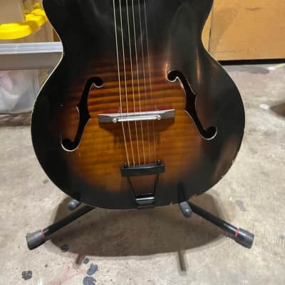 Beautiful Vintage 1930s-1940s Regal Acoustic Archtop Guitar Large