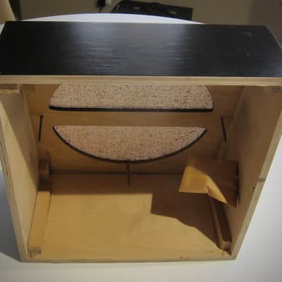 JENCO Speaker Cabinet 10" Vintage NOS Empty Cabinet Only Circa-1950s-1960s-Black with Splatter Grill Cloth image 11