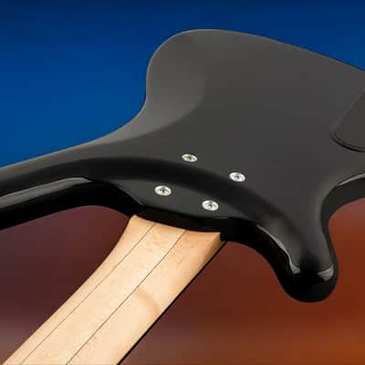 Warwick RockBass Corvette $$, 5-String - Solid Black High Polish image 4