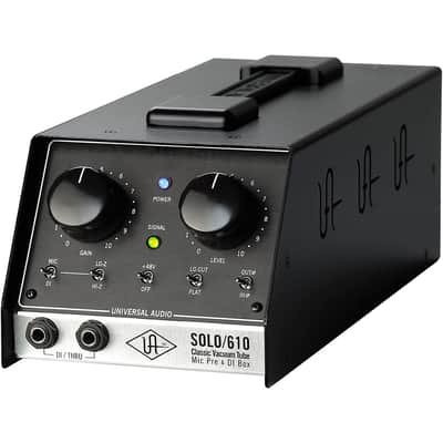 Universal Audio UA-S610 SOLO/610 Classic Vacuum Tube Microphone Preamp and D.I. Box Regular image 3