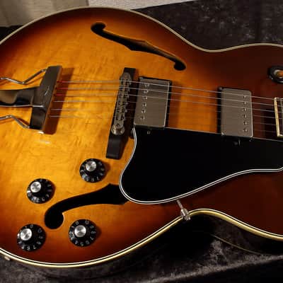 Greco FA80 ES-175 Replica by fujigen 1990 - Figured Top- Ex cond w/Hard Case image 4