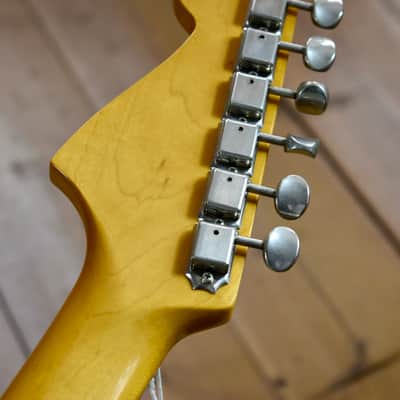 1994 Fender Japan Jazzmaster (JM66-RC) – Shoreline Gold, MIJ, Limited, Offset, FujiGen image 9