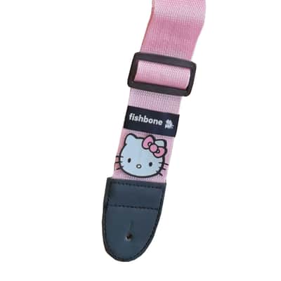 Fishbone PINK Guitar 2024 Pink Hello kitty With fishbone gig bag, Strap, Pick image 5