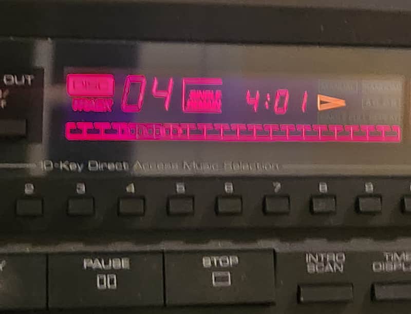 Yamaha Vintage Yamaha CDX-520 Natural Sound Compact Disc Player