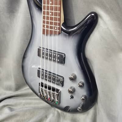 Ibanez SR305E-MSS Soundgear 5-String Bass Metallic Silver Sunburst image 2
