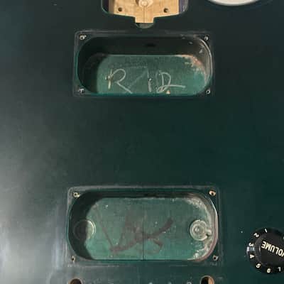 1983 Kramer USA Pacer Imperial C Series Plate Emerald Green Stain Guitar Body Floyd Ready image 9