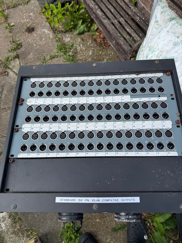 48-Way Rackmount Stage Box VEAM Compatible Multi-Pin Connector 00’s - Blue green image 1