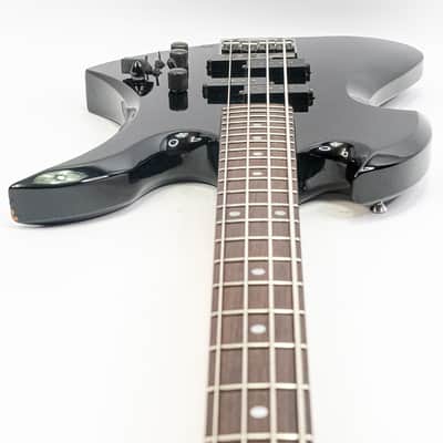 1990s BC Rich Mockingbird Bass – Active Electronics – Black image 9