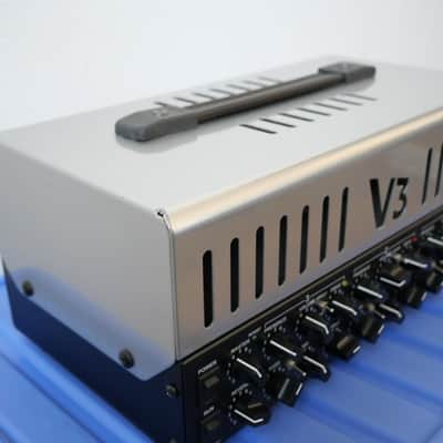 Carvin V3M 3-Channel 50-Watt Micro Tube Guitar Amp Head 2010s - Silver image 5