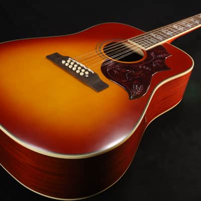 Epiphone Hummingbird 12-String (All Solid Wood; Fishman Sonitone) Aged Cherry Sunburst 371 image 3