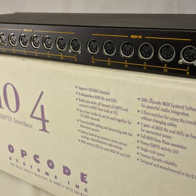 Opcode Studio 4 MIDI & SMPTE Interface (1992) image 4