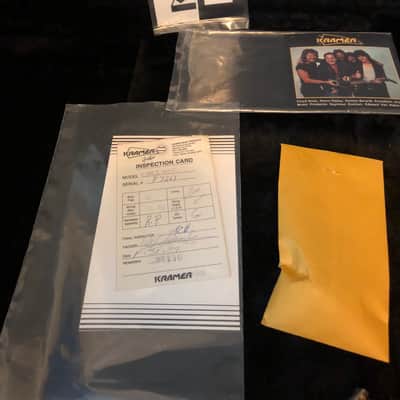 Kramer Baretta I 1989 White Signed by Jon Bon Jovi and Richie Sambora Time Capsule Mint image 5