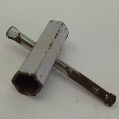 Ludwig/Gretsch Rail Mount Tom Holder Chrome Hex Wrench Adjustment Part Bracket50 image 2