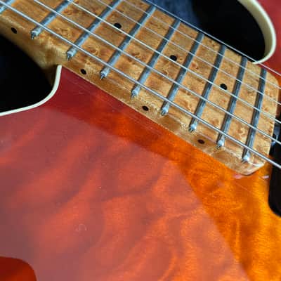 Music Man EVH Eddie Van Halen 1993 sunburst image 2
