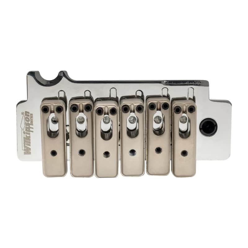Wilkinson WOV10 2-Point Tremolo for Stratocasters - Locking Saddles - Chrome (Fast Free US Shipping!) image 1