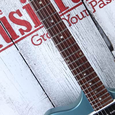 Gibson Vintage 1966 Non-Reverse Firebird III Re-Fin Re-Build Pelham Blue w Case image 11