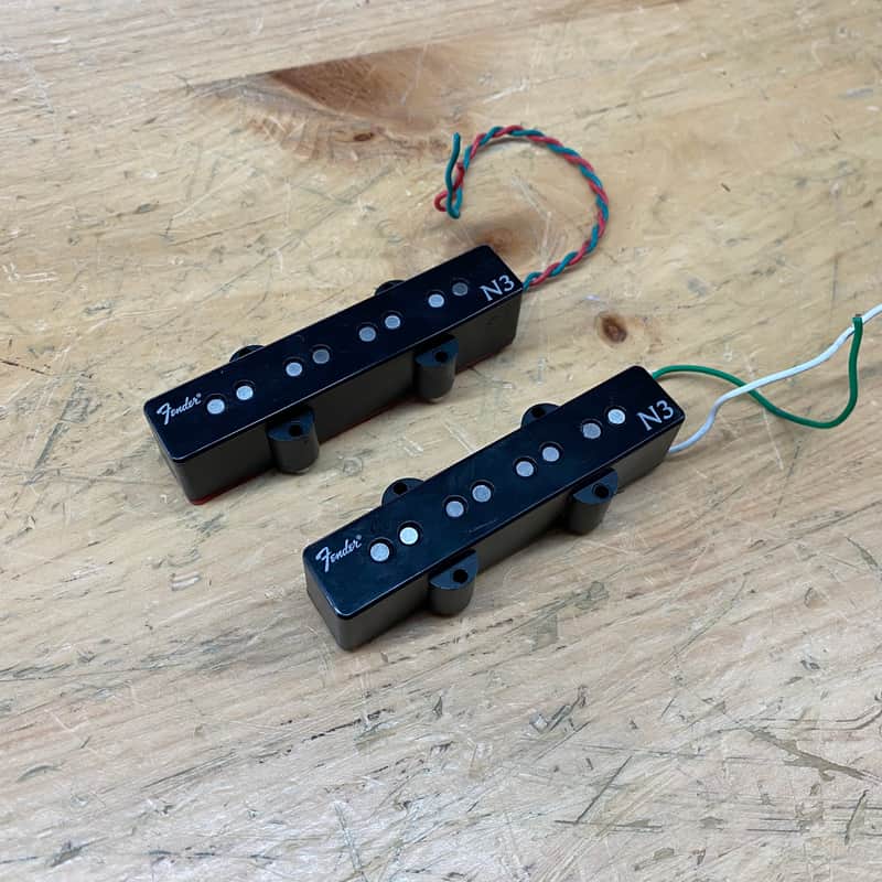 Fender N3 Jazz Bass Noiseless Pickup Set ALN 35 JB-4 | Reverb