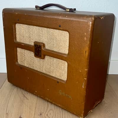 1948 Gibson BR-6 2-Input 10-Watt , 10" Guitar Combo Amp Original Rola Speaker, Completely Serviced, With Manual ! image 2