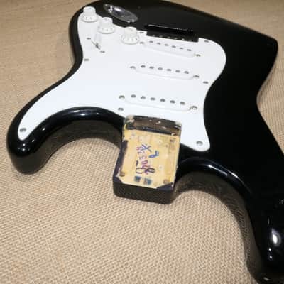 Body Loaded Black, 2002 Squier Affinity Strat image 3