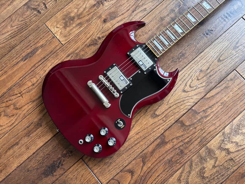 2011 ESP Edwards SG-120LT2 Electric Guitar Heritage Cherry Nitro Finish Japan MIJ image 1