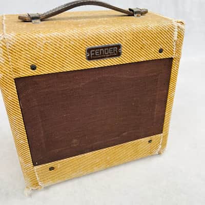 Fender Champ 5C1 Wide Panel 1x6" Combo Amplifier 1954 - Tweed Bild 3
