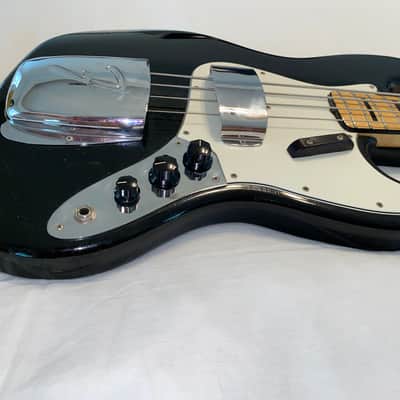 Fender Jazz Bass 1973 - Ebony w/Maple Neck & Black Blocks & OHSC image 3