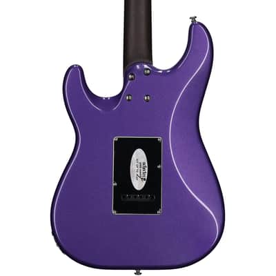 Schecter MV-6 Electric Guitar, with Ebony Fingerboard, Metallic Purple image 7