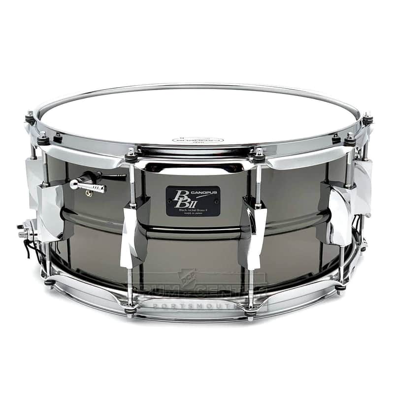 Canopus Black Nickel Brass II Snare Drum 14x6.5 image 1