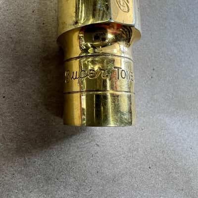 Used Otto Link Super ToneMaster 9* Metal Eb Alto Sax Saxophone Mouthpiece with Cap & Ligature Made in the USA image 5