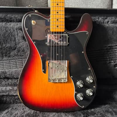 2011 Fender American Vintage '72 Telecaster Custom Maple Fingerboard 3-Tone Sunburst image 2