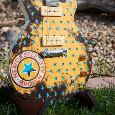 Michael Kelly Patriot Special "Newcastle Brown Ale" Les Paul-style electric guitar w/ Free Shipping image 5