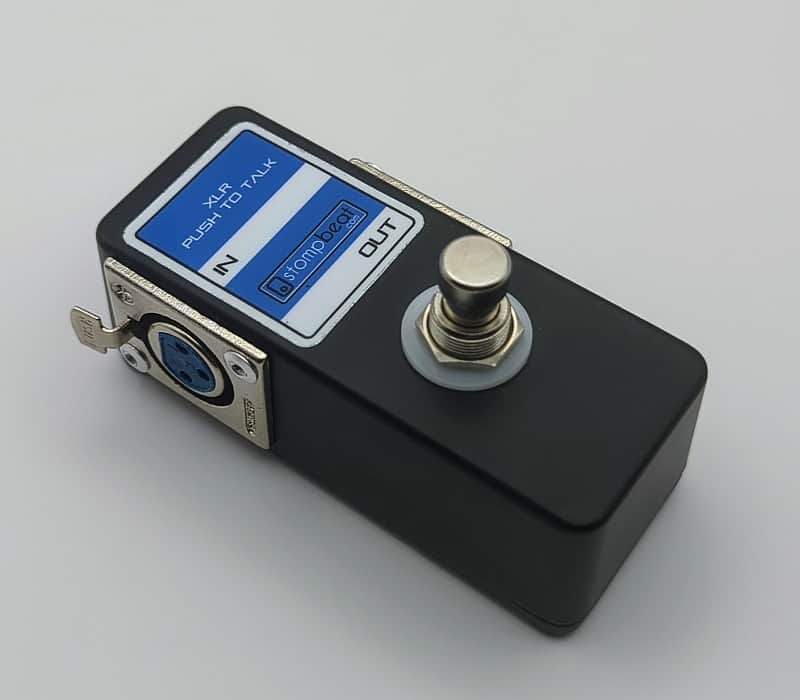 COMPACT XLR PUSH-TO-TALK FOOT SWITCH PEDAL - POPLESS image 1