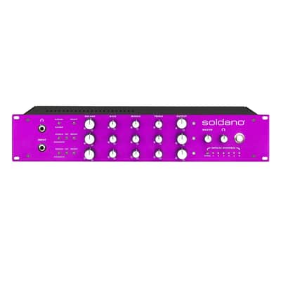 SOLDANO X88-IR, 3-Channel All-Tube Stereo Rackmount Preamp - PURPLE image 6