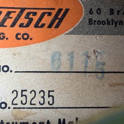 Gretsch 6115 Rambler 1957 Ivory / Black image 21