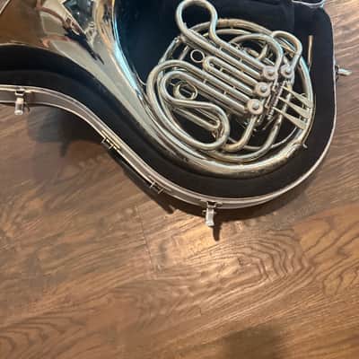 Holton H179 Farkas Professional Model Double French Horn 2010s - Clear-Lacquered Nickel-Silver image 11